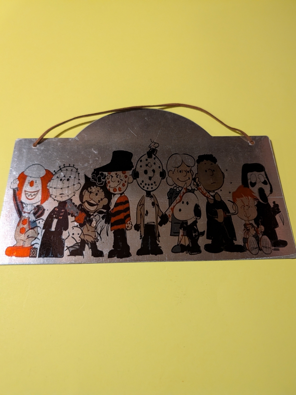 Peanuts x Halloween Metal Wall Plaque - Multi-Color